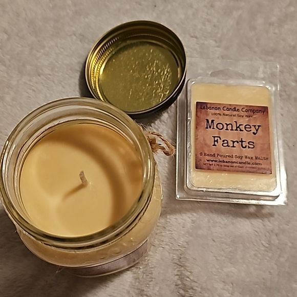 Candles Monkey Farts 100% natural soy wax - Picture 4 of 5